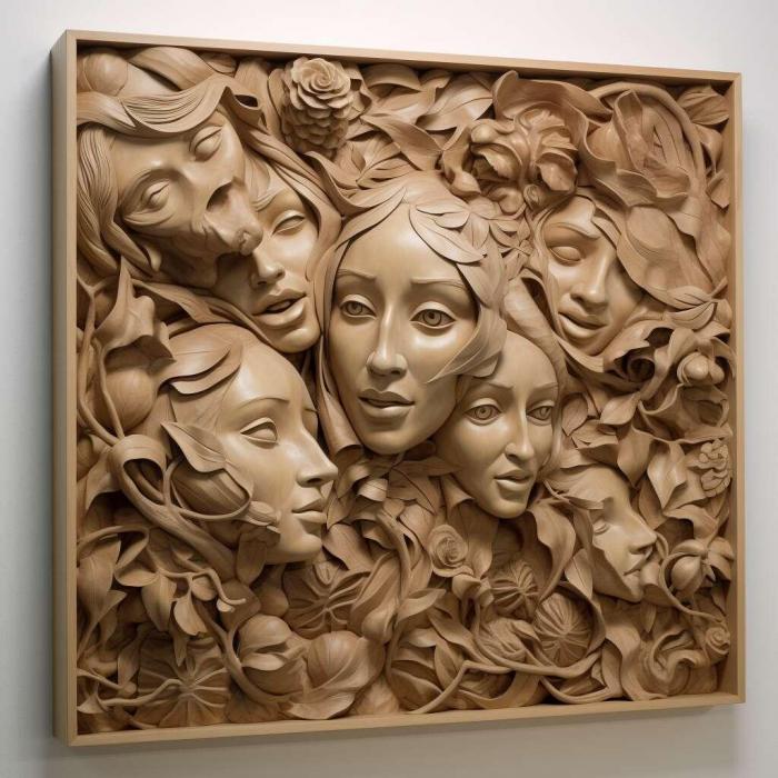 نموذج ثلاثي الأبعاد لآلة CNC 3D Art 